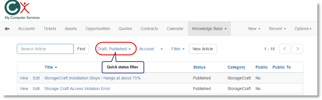 Knowledge base filter status web emp.gif