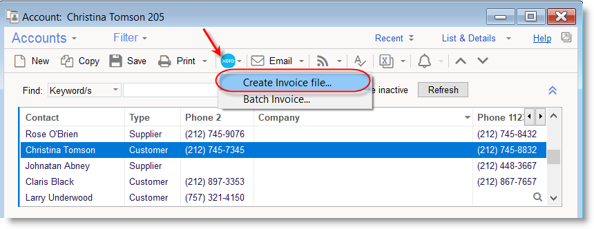 Xero link Invoice from account.png