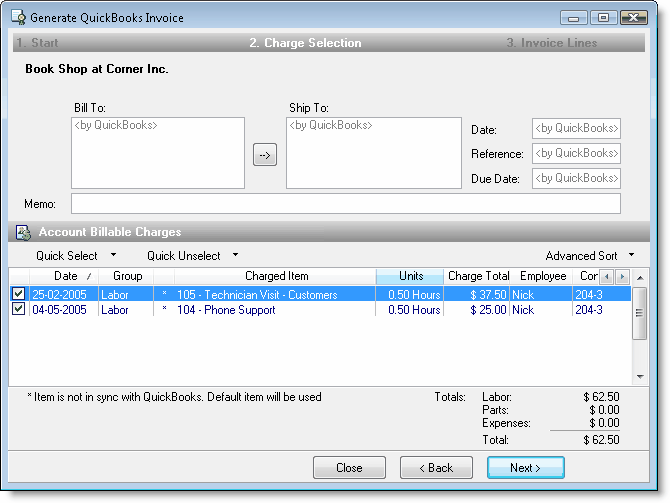 Tutorial quickbooks wizard second page.gif