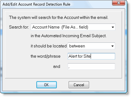 Email connector setup processing automated settings account window.gif